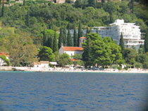 Beaches near House Jelena in Mlini Dubrovnik Croatia